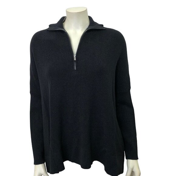 Tommy Bahama Sweaters - Tommy‎ Bahama $118Women's Shimmer Bonita 1/2 Zip Long Sleeved Poncho Top S/M NWT